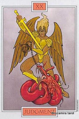 Winged spirit tarot